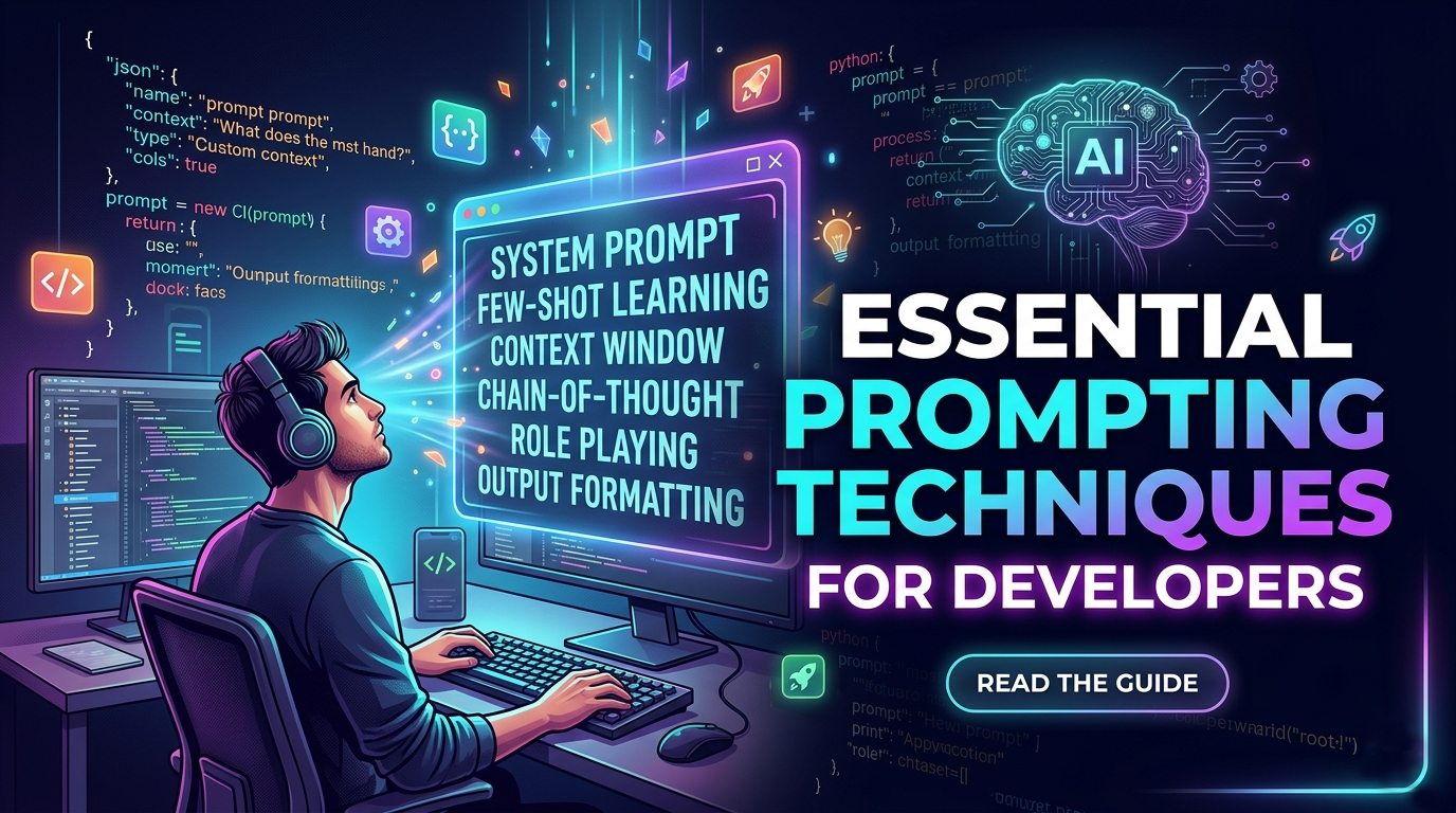 A software engineer using practical prompting techniques with an AI assistant to improve code outcomes