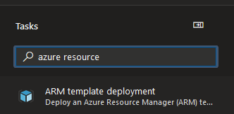 Azure Devops pipeline - Task search - Azure resource